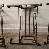 3 portavasi ferro battuto appendere balcone