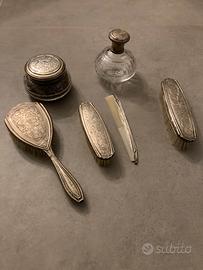 Spazzole, toilette, argento 800