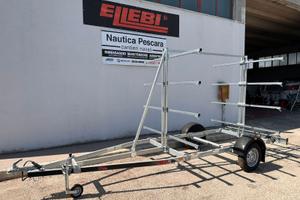 PORTA 10 CANOE KAYAK Rimorchio ELLEBI  PRONTI