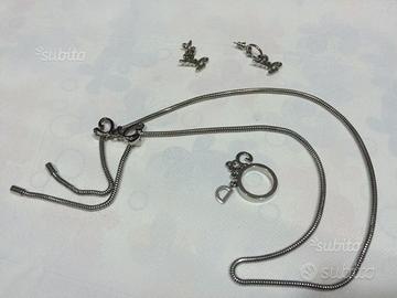 Collana orecchini anelli DeG