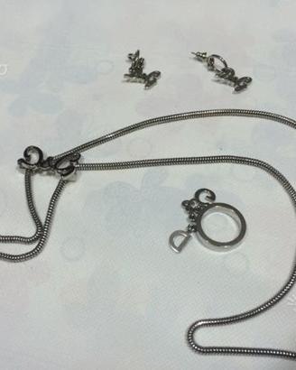 Collana orecchini anelli DeG