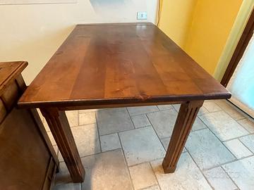 Tavolo/Scrivania in legno massello arte povera
