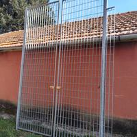 cancello in ferro zincato alto 