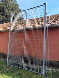 cancello in ferro zincato alto 