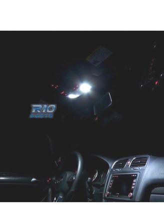 KIT 10 LAMPADE LED INTERNE PER VOLKSWAGEN VW GOLF 