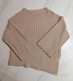 Maglione donna rosa over
