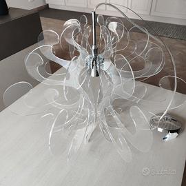 lampadario in plexiglass 