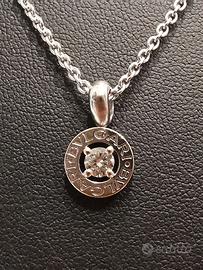 Collana punto luce Bvlgari in oro bianco 18KT