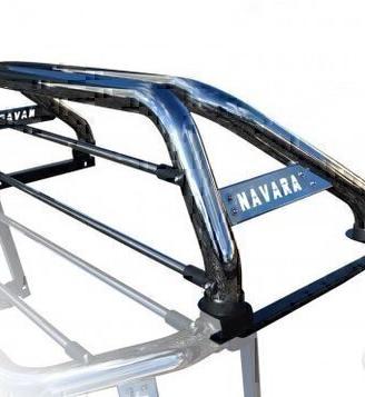 Navara NP300 Roll bar inox con copertura tonneau