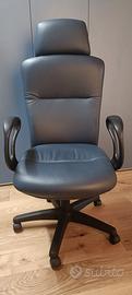 poltrona ufficio in pelle 