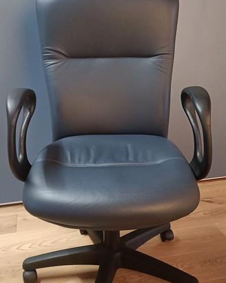 poltrona ufficio in pelle 