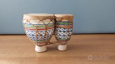 bongo marocchino doppio in terracotta