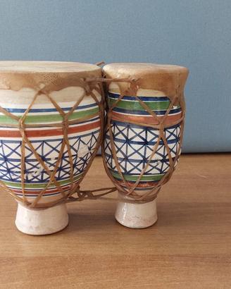 bongo marocchino doppio in terracotta