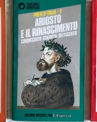 POETI D’ITALIA VOL. 1, 2 e 3 – Tascabili Bompiani