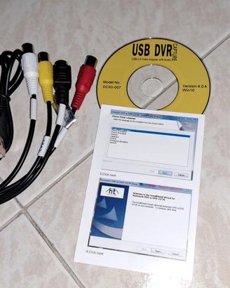 Convertitore Audio Video USB con software.