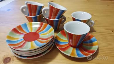 Servizio caffè 6 tazze. Nuovo.