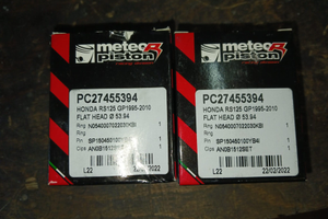 Pistoni Meteor honda125/ 250 nxa nx5 nxa tm kart