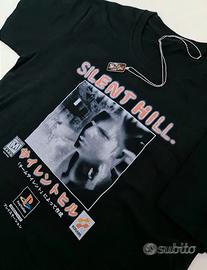 T-shirt Silent Hill con logo ps1 Konami