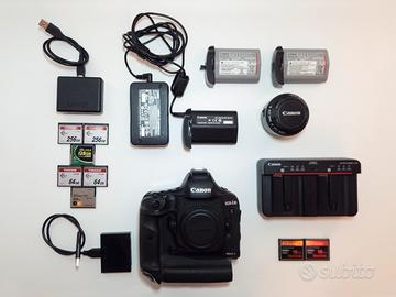 Canon 1Dx Mark II-schede Cfast 2.0-2 batterie 