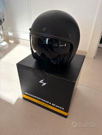 Casco Jet Scorpion Belfast Evo Nero Opaco