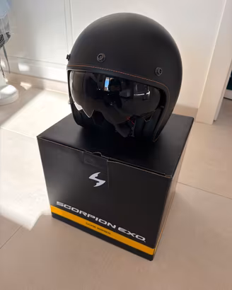 Casco Jet Scorpion Belfast Evo Nero Opaco