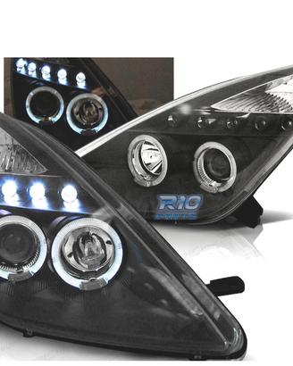 FARI PER TOYOTA CELICA T23 99-05 LED OCCHI ANGELI 
