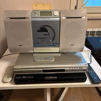 Lettore cd/dvd e videoregistratore dvd