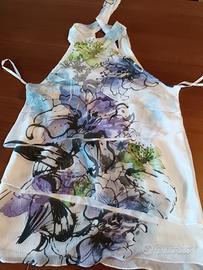 canottiera floreale donna