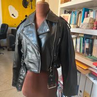 Chiodo simil pelle Zara mai indossato
