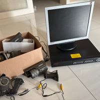 Impianto completo di video sorveglianza ADEMCO