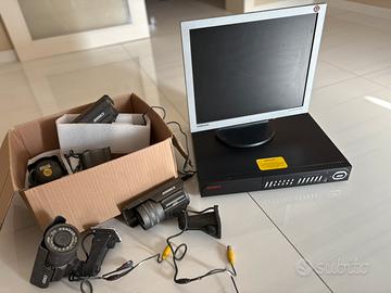 Impianto completo di video sorveglianza ADEMCO