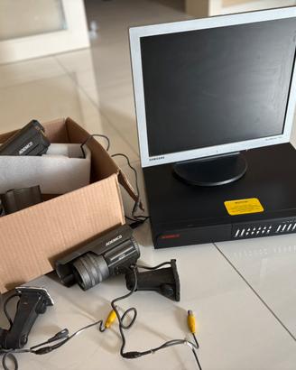 Impianto completo di video sorveglianza ADEMCO