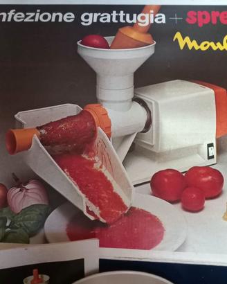 spremipomodoro più grattugia elettrica Moulinex