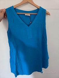 Camicia senza maniche tessuto ecovero KAFFE