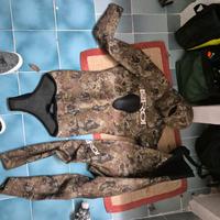 muta leroi giacca 7mm + pantalone 5mm