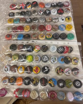 Tappi capsule birra da collezione