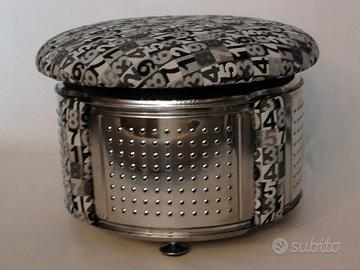 Pouf Cestello portaoggetti