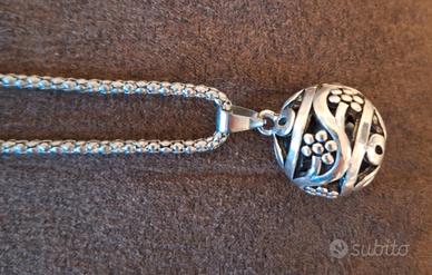 Collana "Chiama Angeli" in Acciaio Inox - Nuova
