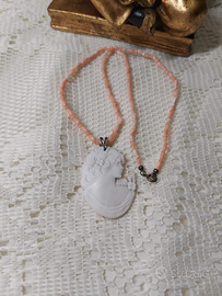 Collana con pendente cameo