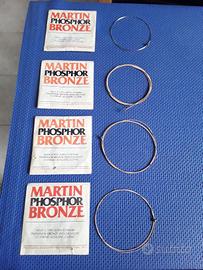 4 corde per chitarra Martin Phosphor Bronz 