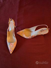 RENE CAOVILLA scarpe slingback gioiello
