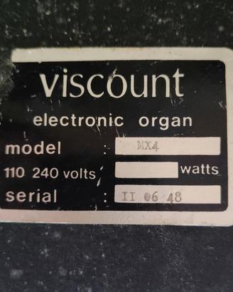 cassa amplificata viscount mx4