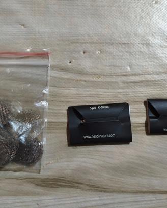 110 pezzi retine braciere bong pipa acqua