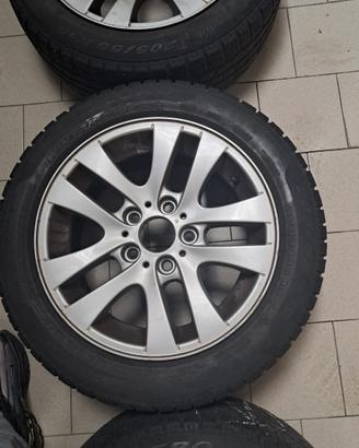 gomme invernali con cerchi in lega bmw