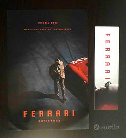 Locandina film Ferrari +segnalibro