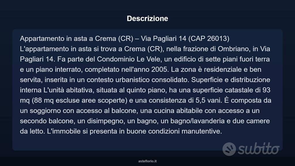 Appartamento – Crema, Ombriano - Vista 3