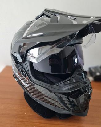 Casco LS2 Explorer Carbon taglia XL
