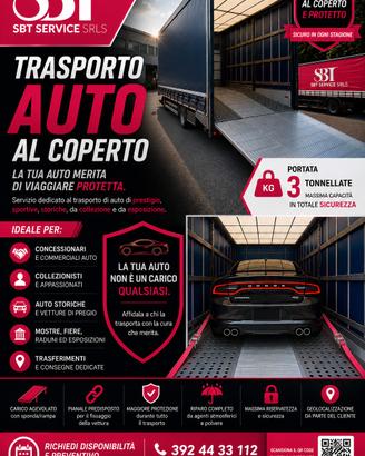 Carroattrezzi Trasporto veicoli coperto 