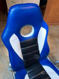 Poltrona da gaming in pelle