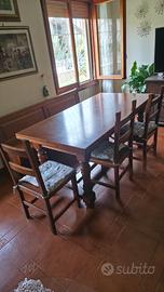 tavolo legno massello